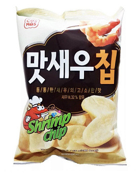 Чипсы со вкусом креветки 25гр.