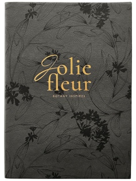 Ежедневник дат. 2026г А5 176л., кожзам, мягк.пер. "Fleur" тисн.фольгой, ляссе