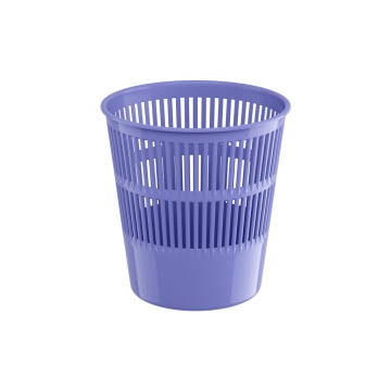 Корзина для бумаг сетчатая пластиковая ErichKrause Pastel, 9л, фиолетовый