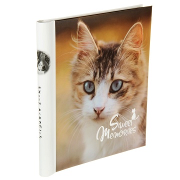 Фотоальбом магнитный 10л 23*28см спир. Кот