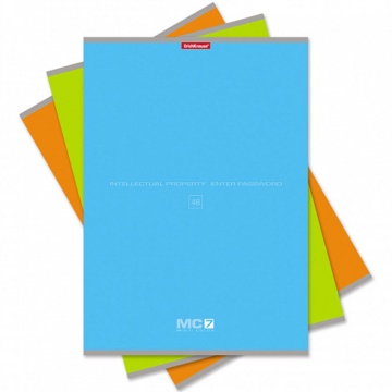 Тетрадь А4 48л кл. скоба Erich Krause "MC-7"