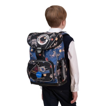 Ученический рюкзак с пластиковым дном ErichKrause ErgoLine 16L Red Planet