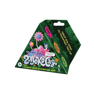 Набор для творчества "Глюкосад. Зеленый набор малый" 3 вида пластилина 5+