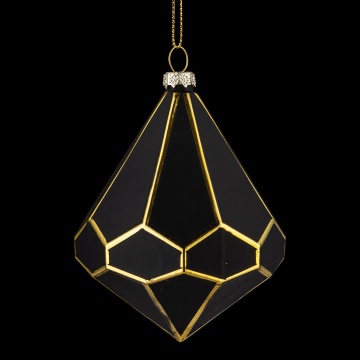 Украшение ErichKrause Decor Черный бриллиант 11см, стекло