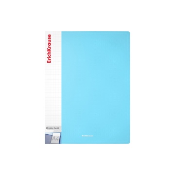 Папка файловая пластиковая с карманом на корешке ErichKrause Diagonal Pastel, c 30 карманами, A4, ас