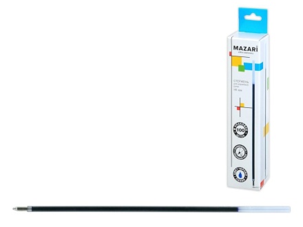 Стержень шар. MAZARI 140мм, 0,7мм, синий