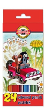 Карандаши цвет. 24цв  Koh-I-Noor "Крот"