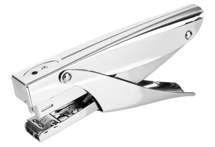 Степлер Deli 24/6, 26/6 на 30 листов, ПЛИЕР, металл, серебристый