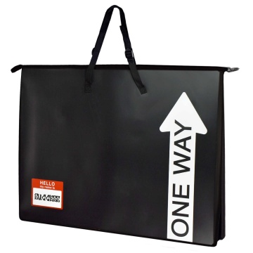 Папка А2 (650*470*110) с ручками, молния сверху, пластик "Выход есть"