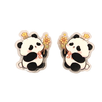 Зажим д\бум. пласт. Egoist "Sweet panda", ассорти дизайнов