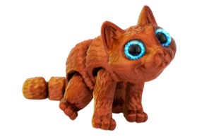 Игрушка 3D "Кошечка Фаня" 10 см, цвет ассорти