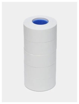 Этикет-лента 26*16 белая прямая, 800 этикеток