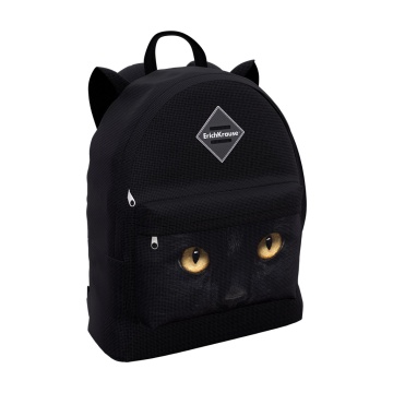 Рюкзак ErichKrause EasyLine Animals 17L Black Cat