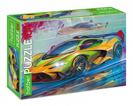 Пазлы  104 элементов  220*320мм. "Скорость и мощь"