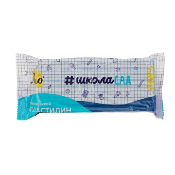 Пластилин классический 240 гр "ШколаСад" синий