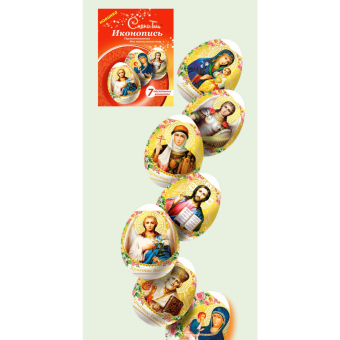 Набор термонаклеек для яиц 74*358мм, 7шт/уп "Иконопись"