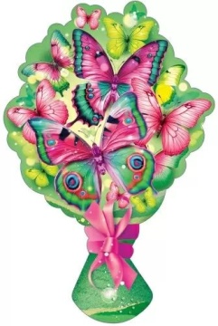 Украшение на скотче 18*12см  "Букет"