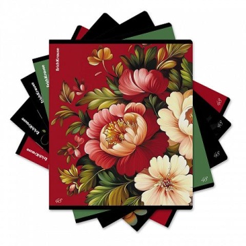 Тетрадь А5 48л кл. Erich Krause "Folk Motives" , твин-лак, MIX-PACK