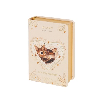 Ежедневник недат. А7 208л., кожзам, тв.пер. "Love me" ляссе