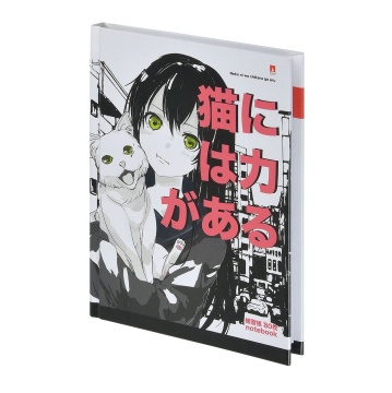 Блокнот А6 7БЦ 80л "Manga anime. Cyti" клетка, глянц. лам.