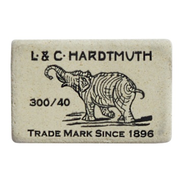 Ластик KOH-I-NOOR "Elephant" 300/40 натур.каучук 35х20мм