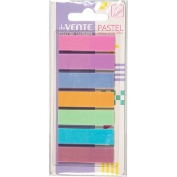 Закладки с липким краем (44*12мм) 7* 20л., Pastel" ,пластиковые