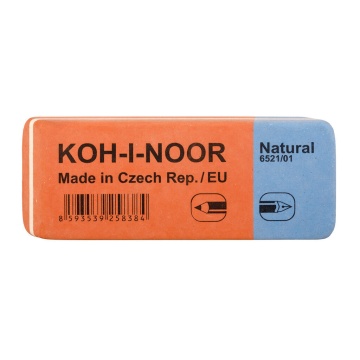 Ластик KOH-I-NOOR "Blue star" 6521/60 комбинированный
