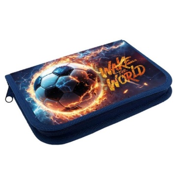 Пенал 1 отд. (190*130*27) молния, лам.картон "Огненный мяч"