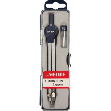 Готовальня deVENTE 2 предмета в пластиковом футляре
