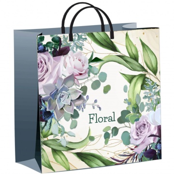 Пакет 30*30см (140мк) с пластиковой ручкой "Нежное очарование" мягкий пластик