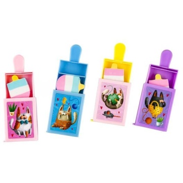 Ластик Centrum "Животные волшебной коробке" 38*14*72мм