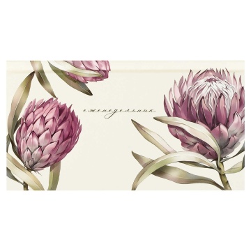 Планинг недат. 171*93мм 64л., 7БЦ "Протея" мат.лам., выб.УФ-лак