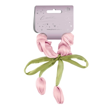 Резинка для волос "Феникс+. Тюльпаны" 1шт.