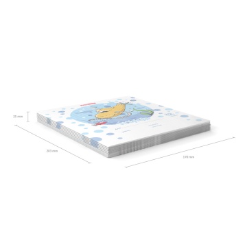 Тетрадь школьная ученическая ErichKrause Funny Submarine, 12 листов, линейка (в плёнке по 10 шт.)_MI