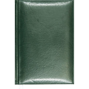 Ежедневник недат. А5 Attomex Visa 272стр., тм. зеленый, тв.обл., кожзам, ляссе, 70г/м2