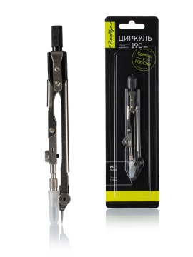 Циркуль металл. Globus "Техника" 125мм, блистер