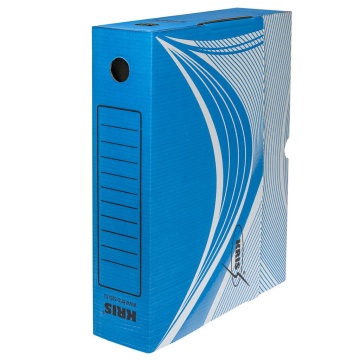 Короб архивный (325*260*75) глубина 75мм синий