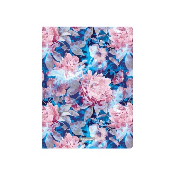 Папка-скоросшиватель пластиковая с пружинным механизмом ErichKrause Misty Flowers, А4 (в пакете по