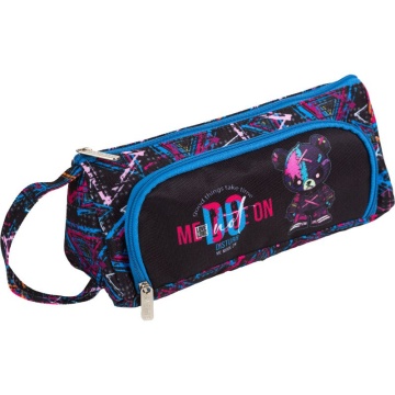 Пенал-косметичка (210*85*85) молния,ткань "No Disturb Mode",с ручкой,карман,на 70пр.