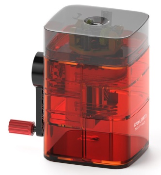 Точилка механическая 1 отв, пласт.корпус.красная