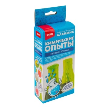 Набор для опытов "Пенный вулкан "Зеленый"