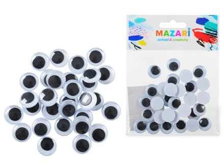 Набор "Глазки подвижные" 15мм, 30 шт