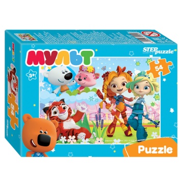 Пазлы   54 элемента  180*130мм. "Мульт. Ми-ми-мишки. Сказочный патруль и др"