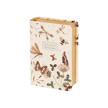 Ежедневник недат. А7 208л., 7БЦ "Fauna. Бабочки-стрекозы" ляссе