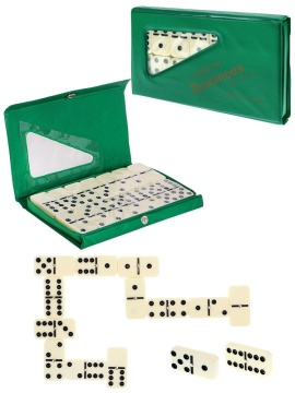 Домино пластмассовое 18*11см в коробке