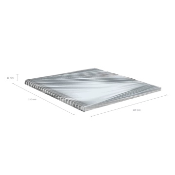 Тетрадь общая с пластиковой обложкой на спирали ErichKrause Manga, голубой, А5, 80 листов, клетка