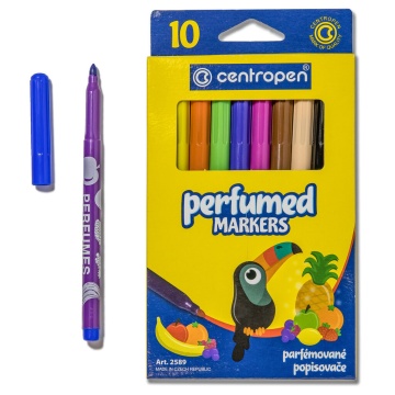 Фломастеры  10цв "Centropen", ароматизированные
