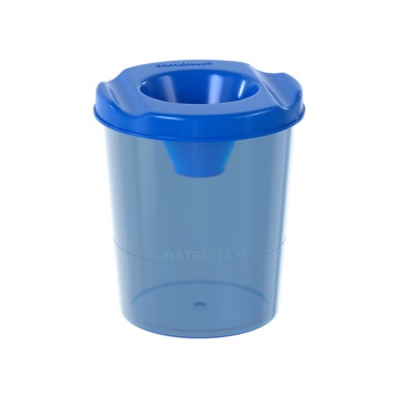 Стакан-непроливайка ErichKrause Vivid, синий, тонированный