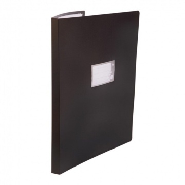 Папка файл А3 20лист 0,80мм, вертикальная, чёрная