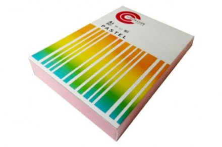 Бумага А4 цветная 500л Color Code ПАСТЕЛЬ, розовая